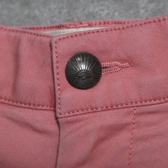 Faherty Shorts Mens 31 Pink Organic Cotton Tencel Stretch Casual‎ Chino Summer - Picture 2 of 12